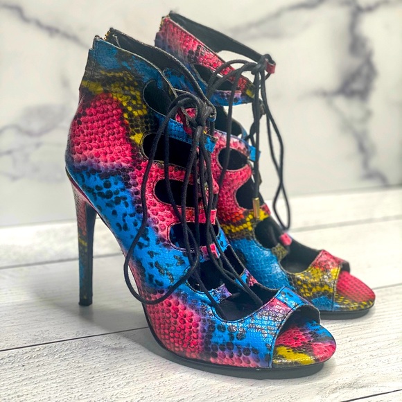 *NEW* Steven Madden Multi Snake heels - Picture 1 of 2